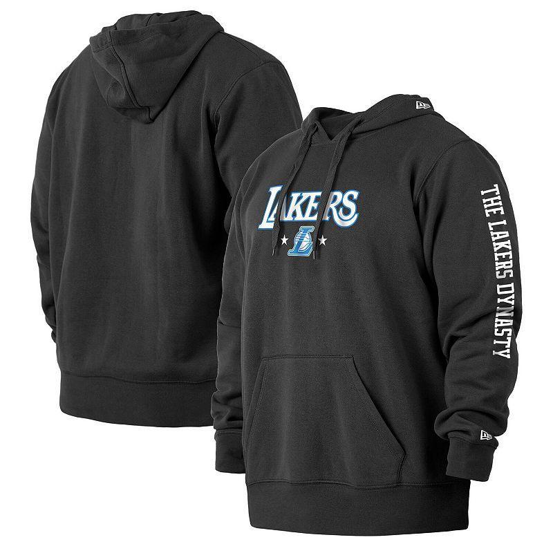 Mens New Era Brooklyn Nets 2021/22 City Edition Big & Tall Pullover Hoodie Blue Product Image