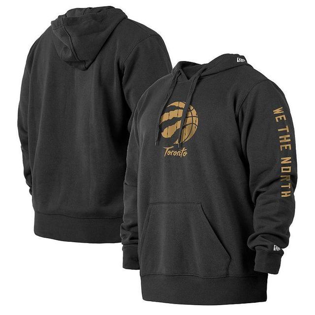 Mens New Era Black Toronto Raptors 2021/22 City Edition Big & Tall Pullover Hoodie Product Image