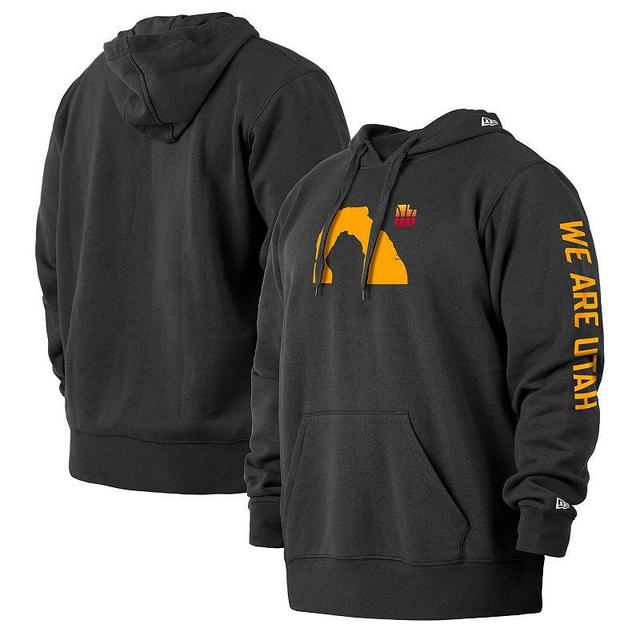 Mens New Era Black Utah Jazz 2021/22 City Edition Big & Tall Pullover Hoodie Product Image