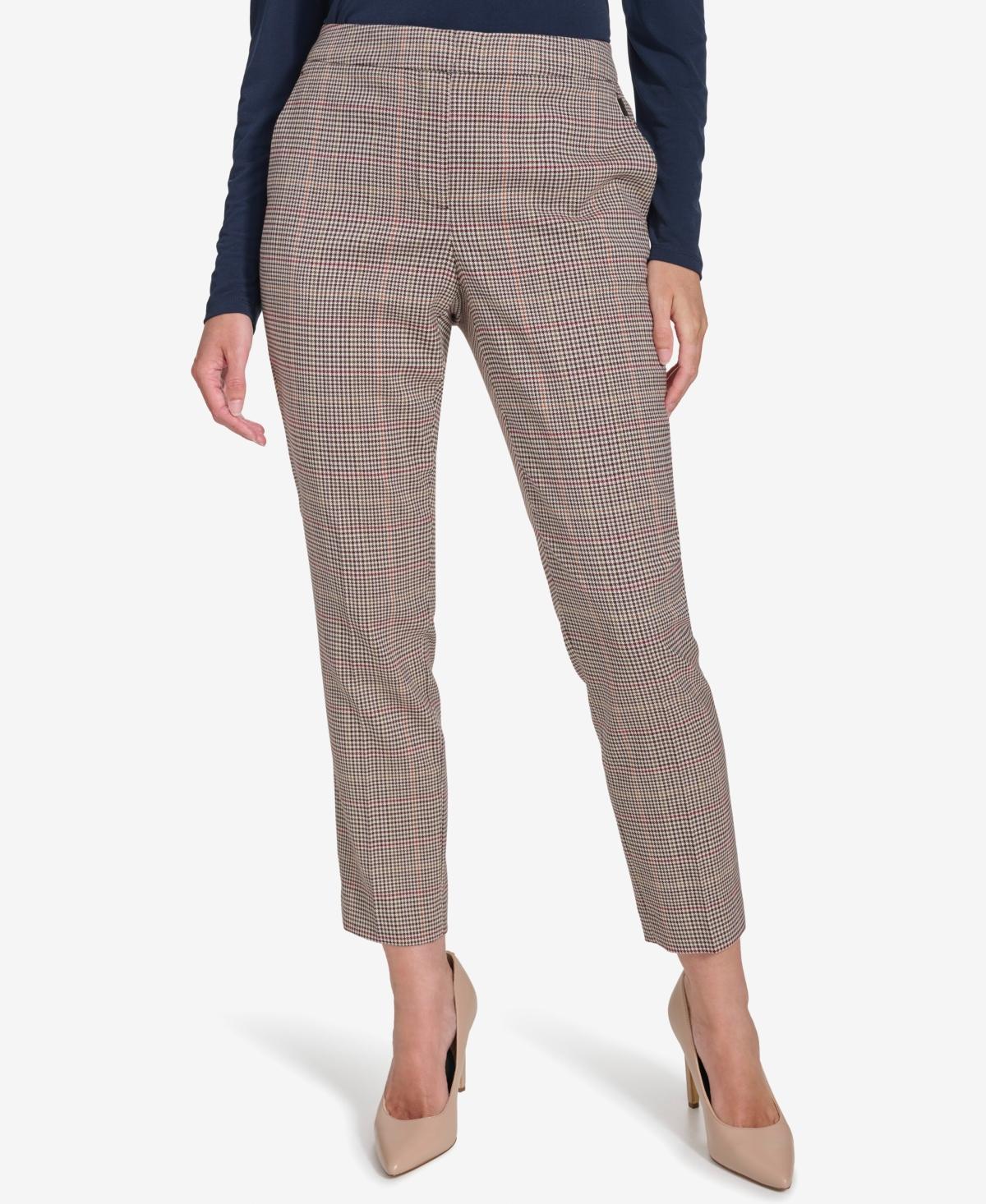 Tommy Hilfiger Womens Hillside Plaid Cropped Pants product image