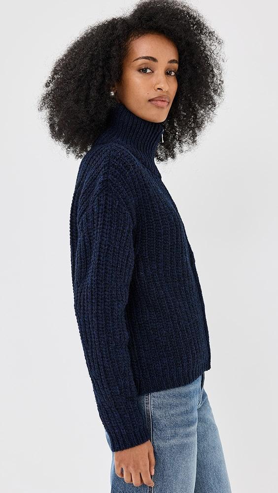 Bite Studios Chunky Heritage Wool Zip Cardigan | Shopbop Product Image