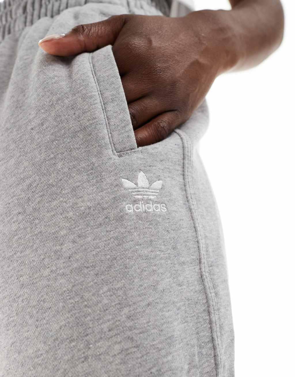 adidas Originals essential track pants in gray Product Image