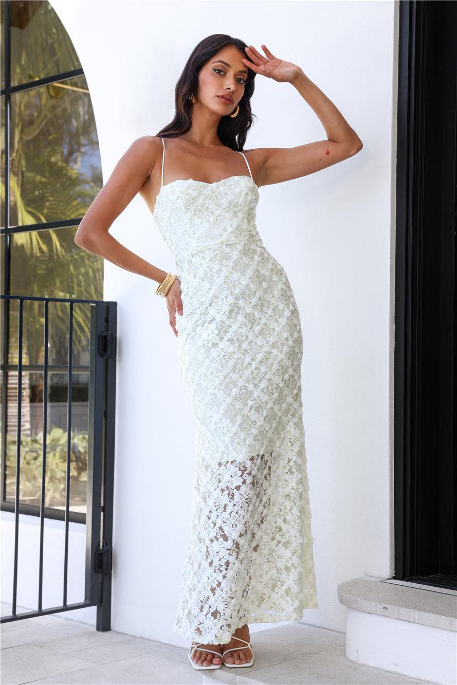 Ambiance Of You Mesh Maxi Dress Mint Product Image