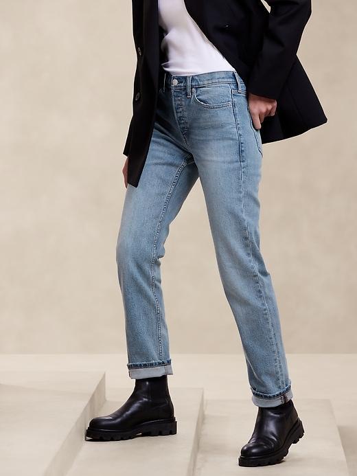 High-Rise Straight Jean Product Image