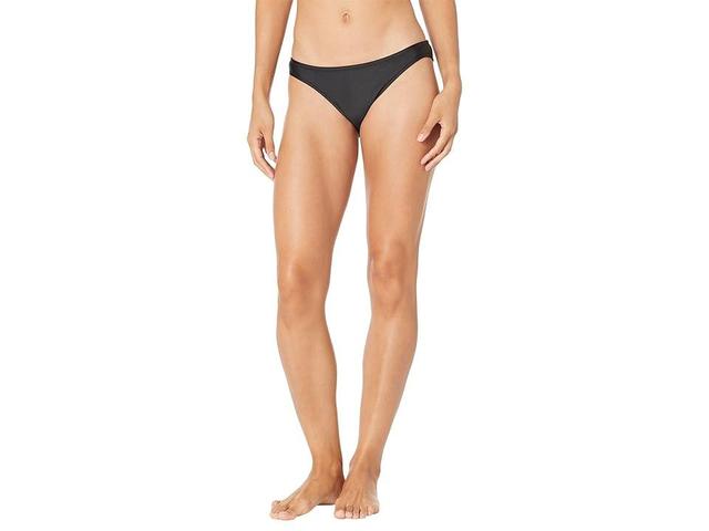 Madewell Madewell Second Wave Classic Bikini Bottom (True Black) Women's Swimwear Product Image