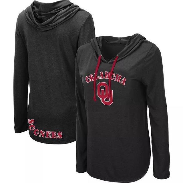 Womens Colosseum Oklahoma Sooners My Lover Long Sleeve Hoodie T-Shirt Product Image