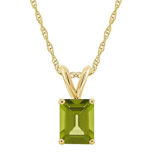 Peridot (1-3/4 ct. t.w.) Pendant Necklace in 14K Yellow Gold Product Image