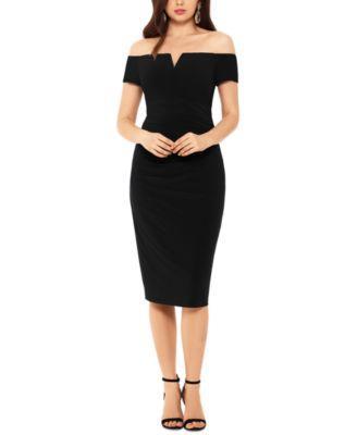 Xscape Petite Off-The-Shoulder Bodycon Dress Product Image