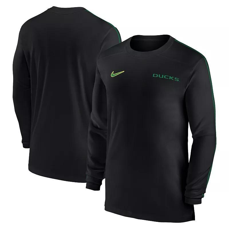 Mens Nike Navy Dallas Cowboys Sideline Coach Performance Long Sleeve T-shirt Product Image