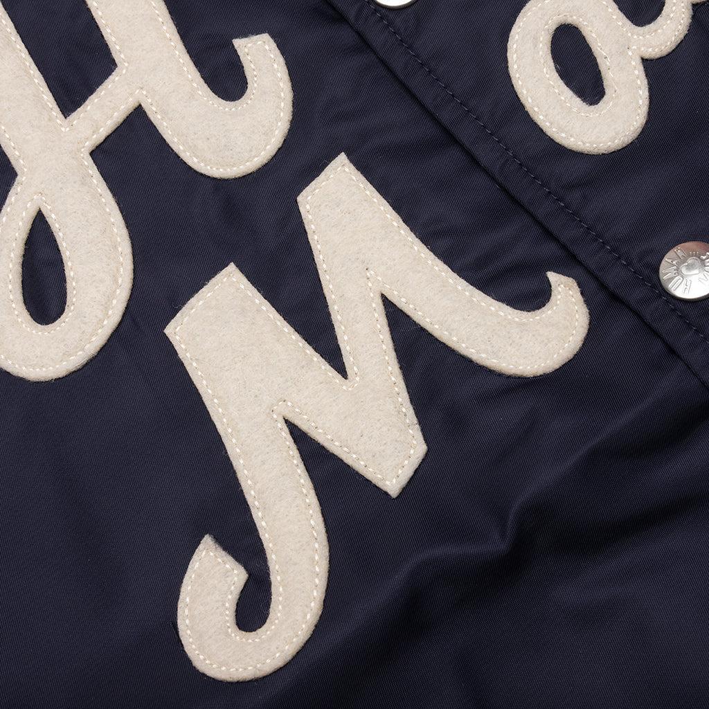 Nylon Stadium Jacket - Navy Male Product Image