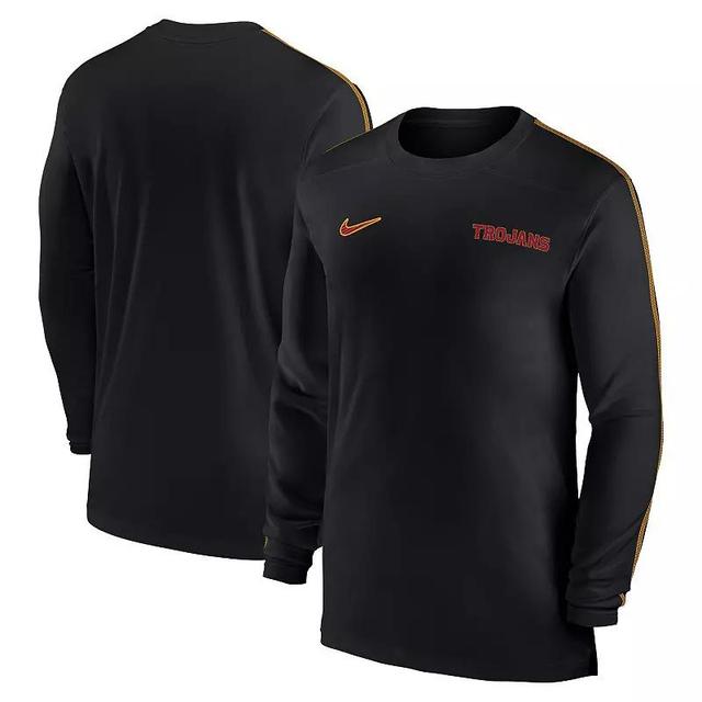 Mens Nike Iowa Hawkeyes 2024 Sideline Coach UV Performance Long Sleeve T-Shirt Product Image