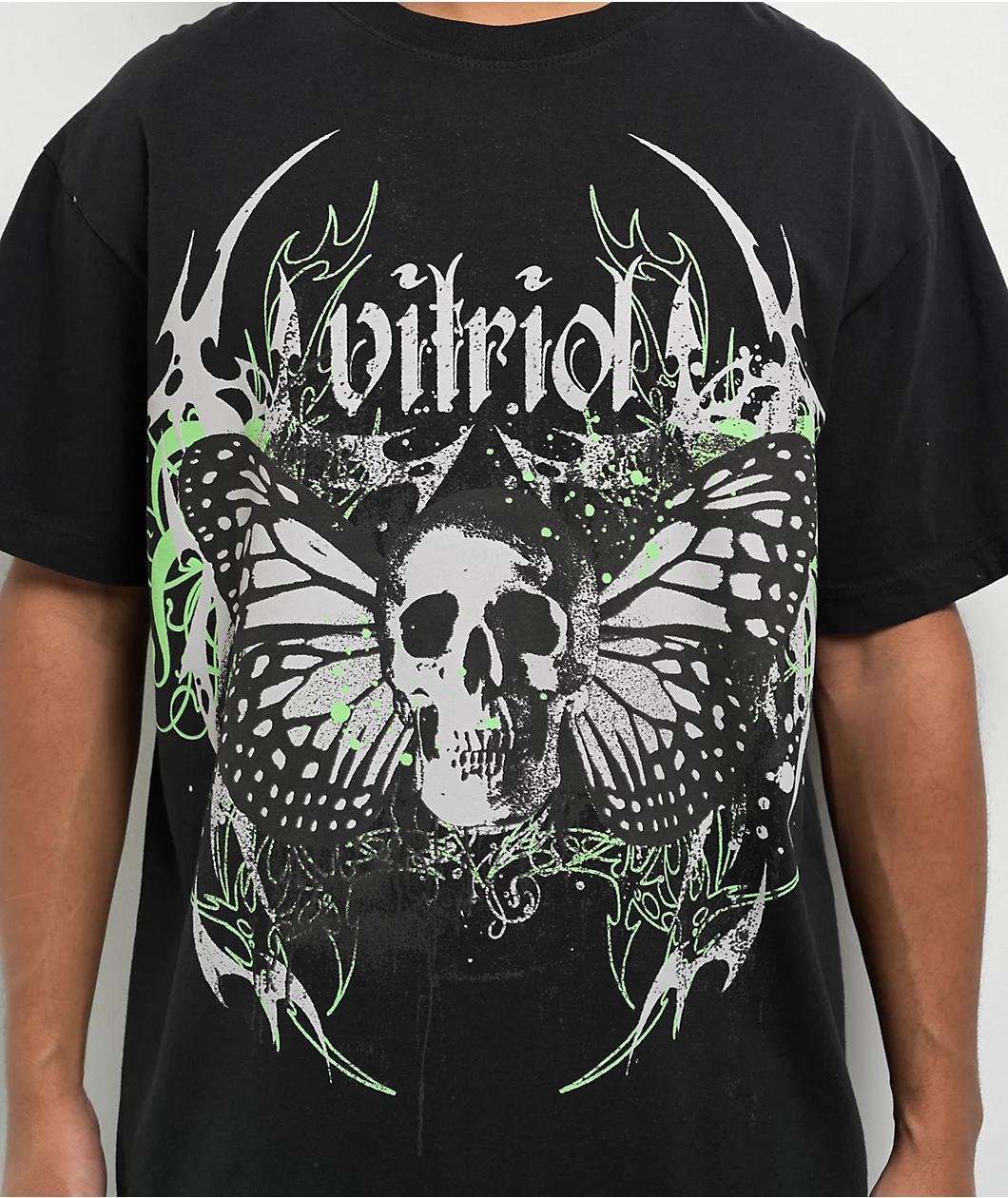 Vitriol Maximal Skull Black T-Shirt Product Image