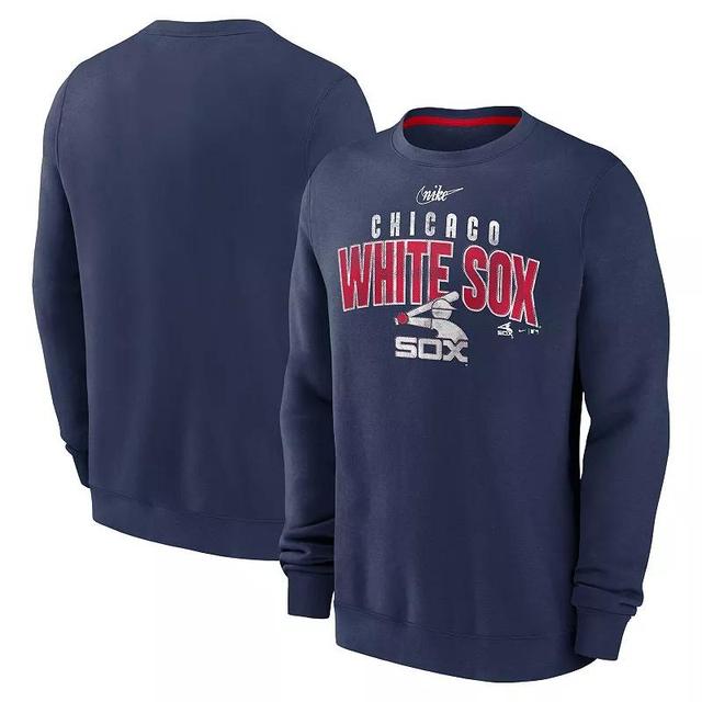 Mens Nike Chicago White Sox Cooperstown Collection Team Shout Out Pullover Sweatshirt Blue Product Image