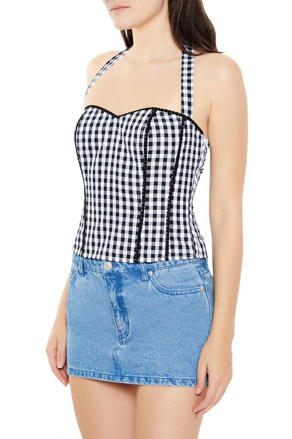 Gingham Sweetheart Halter Top | Forever 21 Product Image