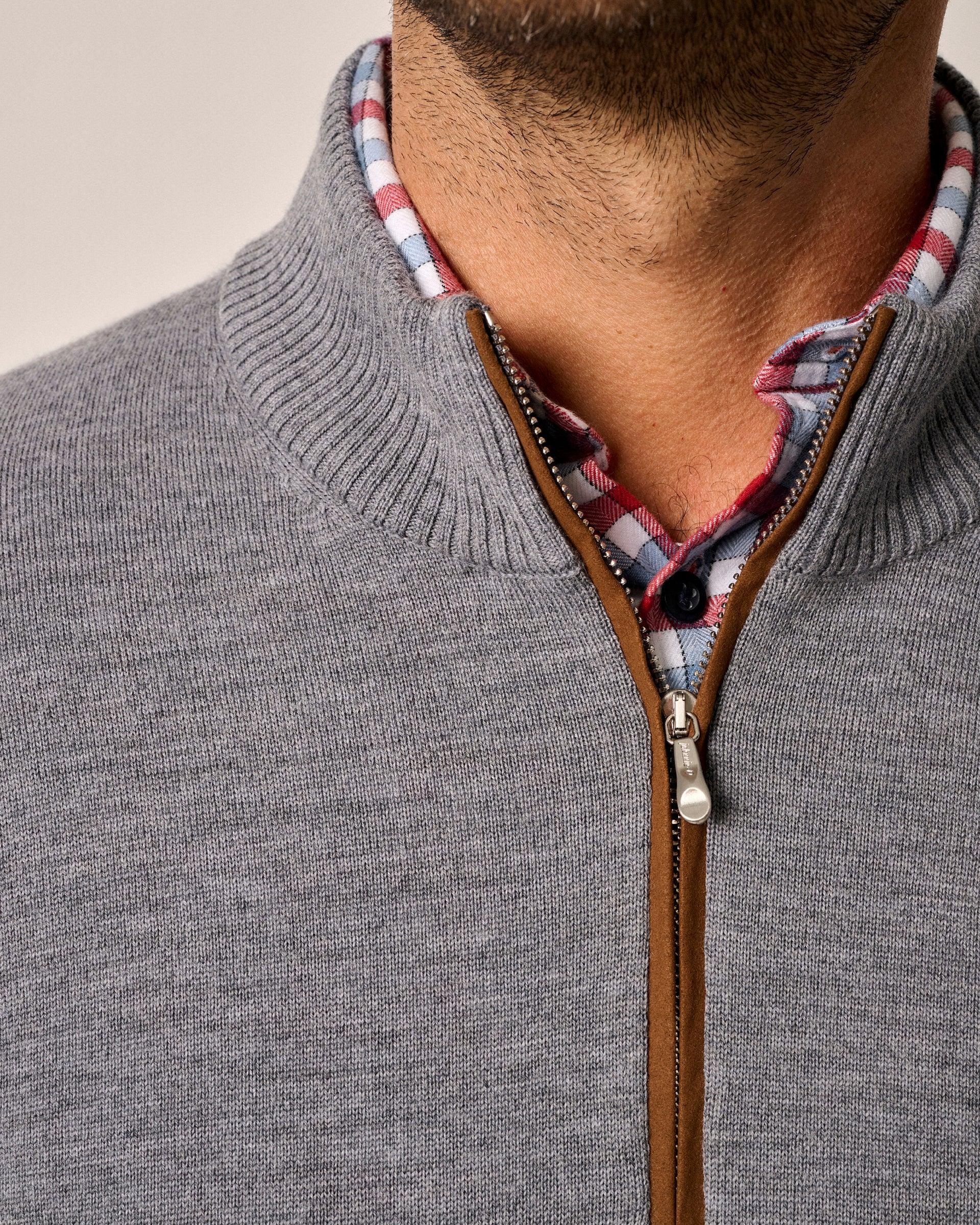 Raynor Merino 1/4 Zip Sweater Male Product Image