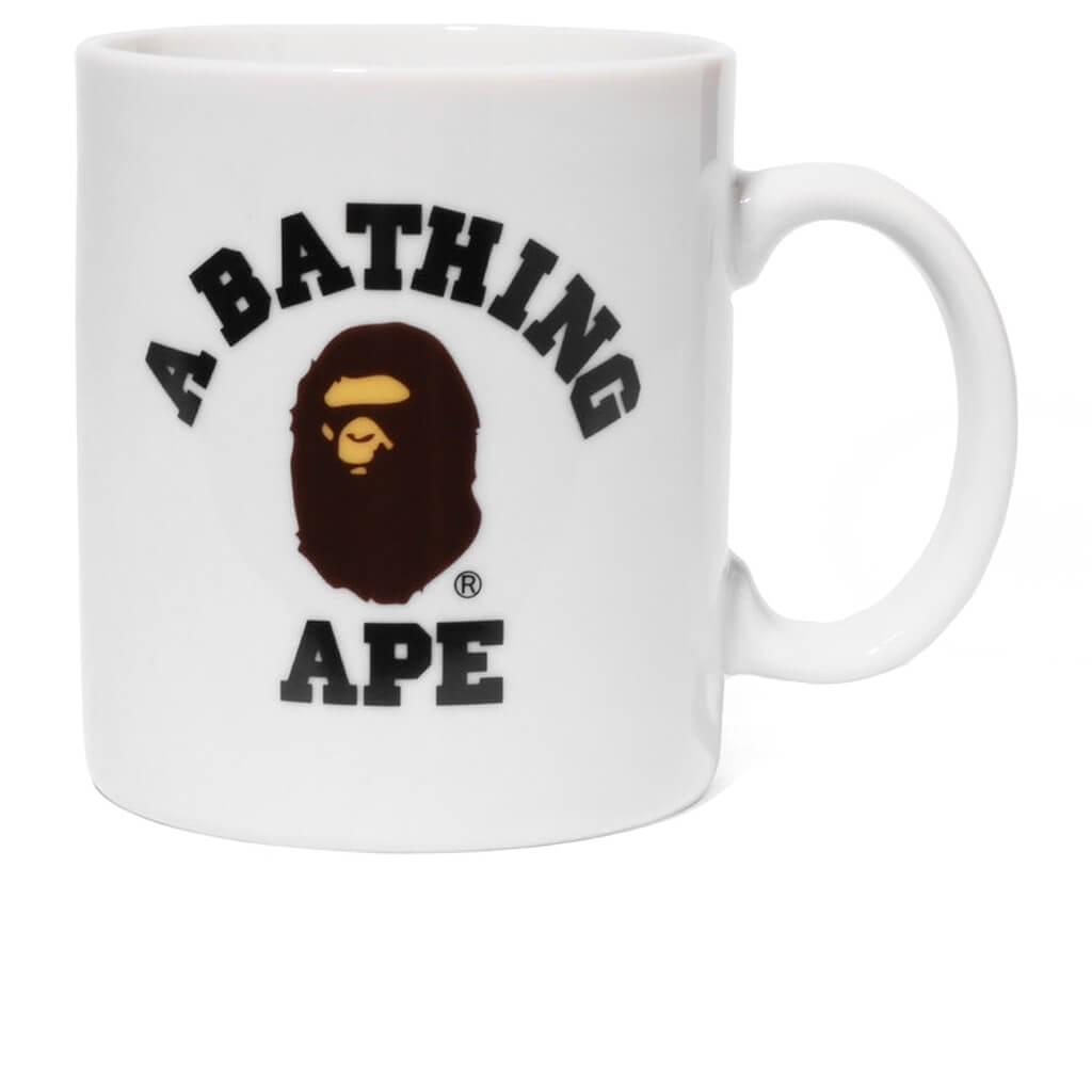 College Pottery Mug - White Male Product Image