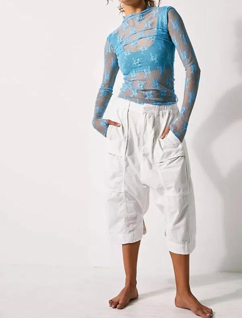 Lady Lux Layering Top In Blue Bell In Multi Product Image