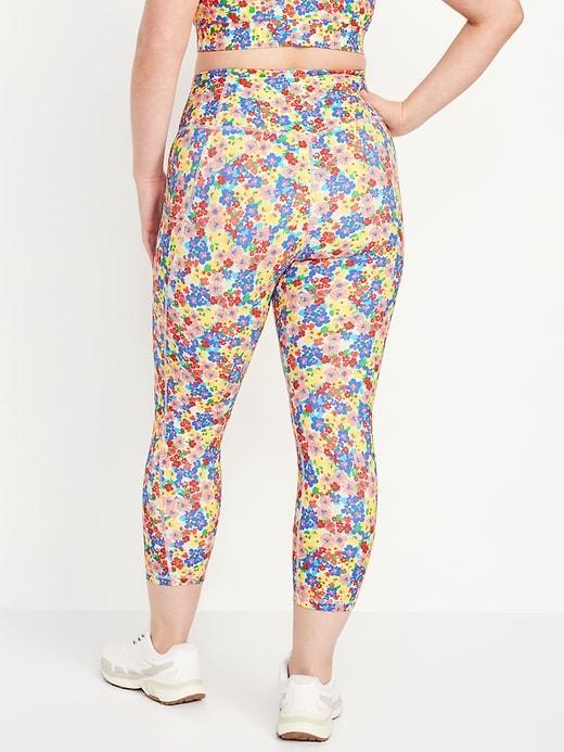 High-Waisted PowerSoft Crop Leggings Product Image