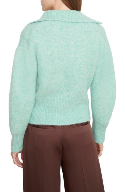 Brushed Alpaca Wool Blend Sweater In Fluorite Product Image