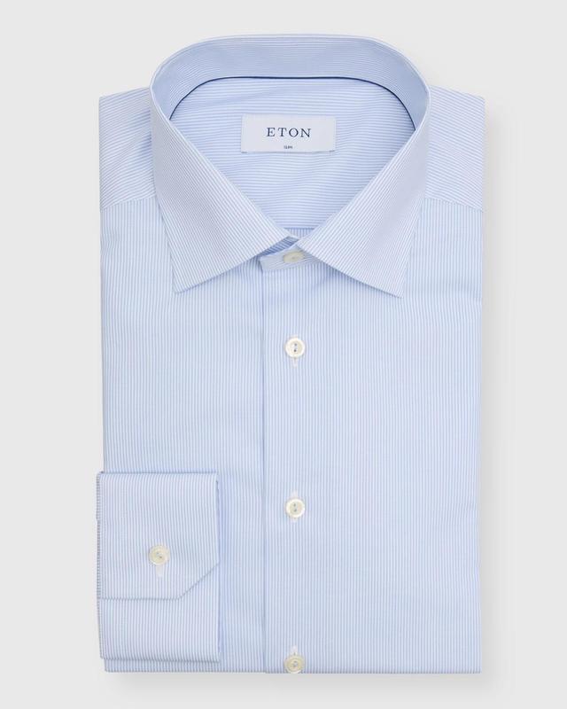 Mens Contemporary Fit Micro-Stripe Dress Shirt Product Image