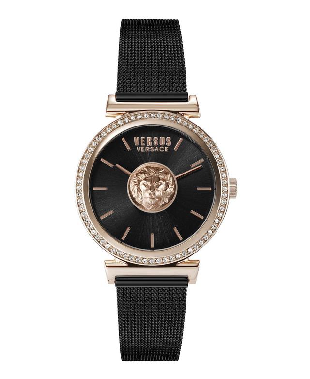 Versus by Versace Womens Brick Lane Gold-tone Stainless Steel Bracelet Watch 34mm Product Image