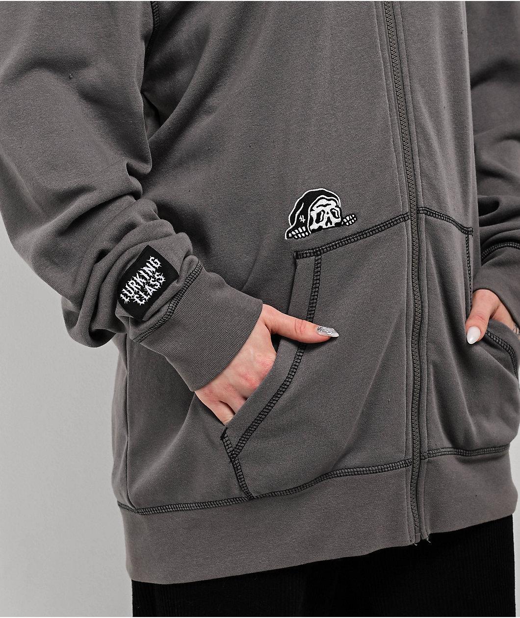 Lurking Class by Sketchy Tank Infestation Grey Zip Hoodie Product Image