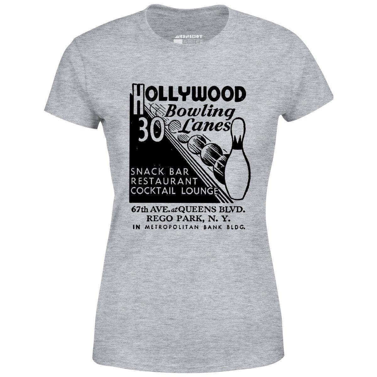 Hollywood Bowling Lanes - Rego Park, NY - Vintage Bowling Alley - Women's T-Shirt Female Product Image