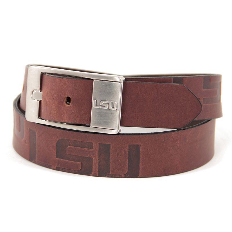 Mens Clemson Tigers Brandish Leather Belt Product Image