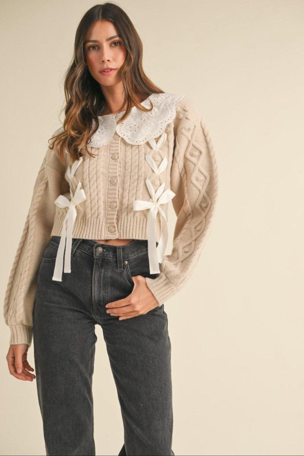 Cable Knit Cardigan product image