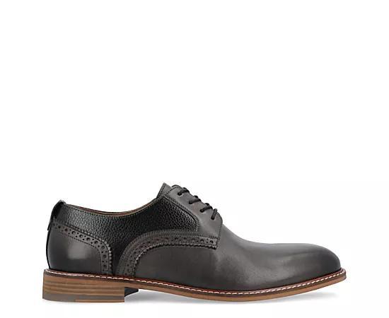 Thomas & Vine Odin Plain Toe Mens Leather Oxfords Red Product Image