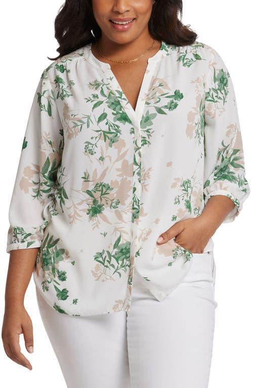 NYDJ Semisheer Pintuck Blouse Product Image