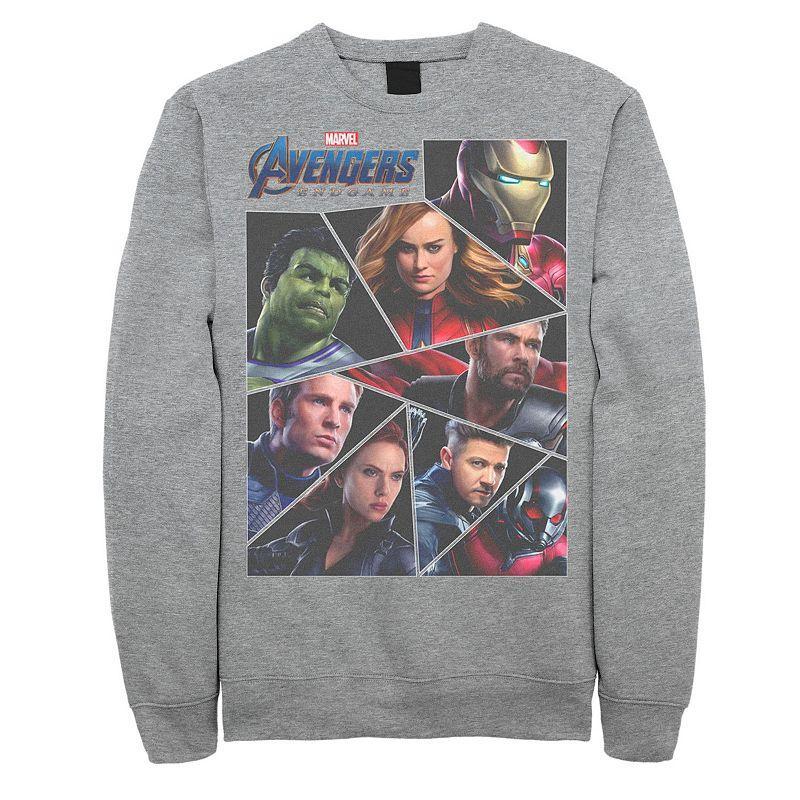 Mens Marvel Avengers Endgame Broken Character Panels Tee Product Image