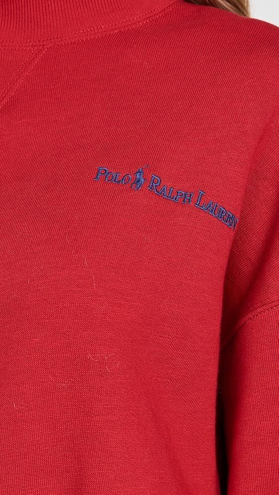 Polo Ralph Lauren Vintage Fleece Long Sleeve Sweatshirt | Shopbop Product Image