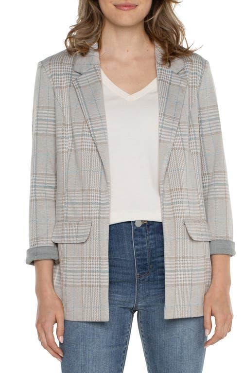 Liverpool Los Angeles Plaid Boyfriend Blazer Product Image