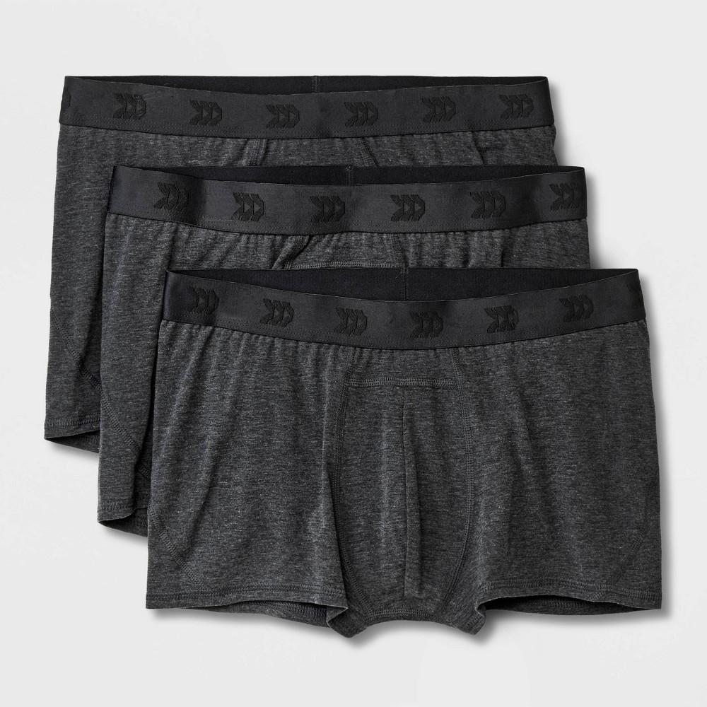 Mens All Day Active Trunks 3pk - All In Motion Black Product Image