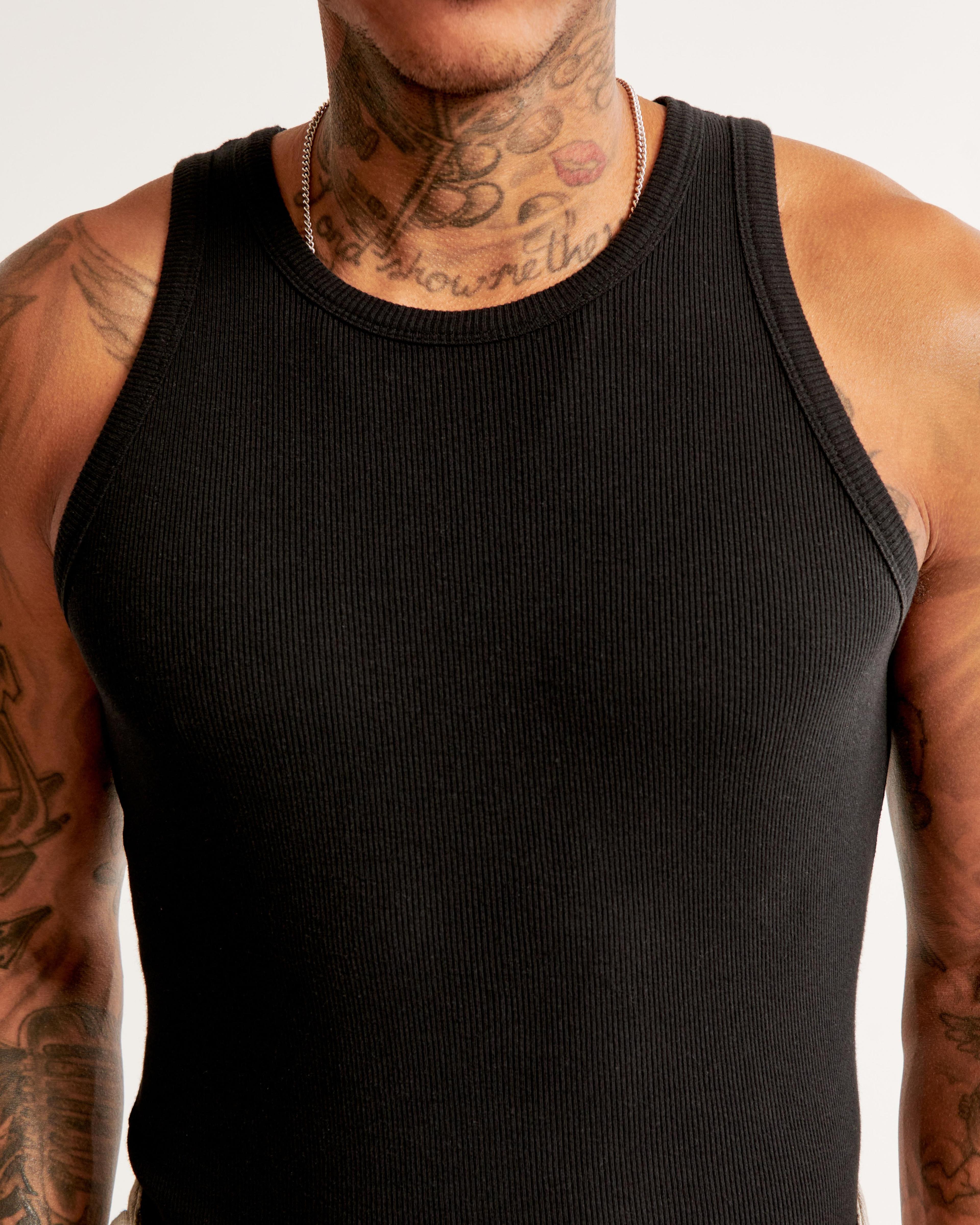 Essential Ribbed High-Neck Tank Product Image