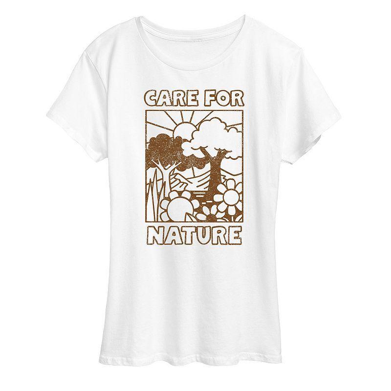 Womens Care For Nature Graphic Tee Product Image