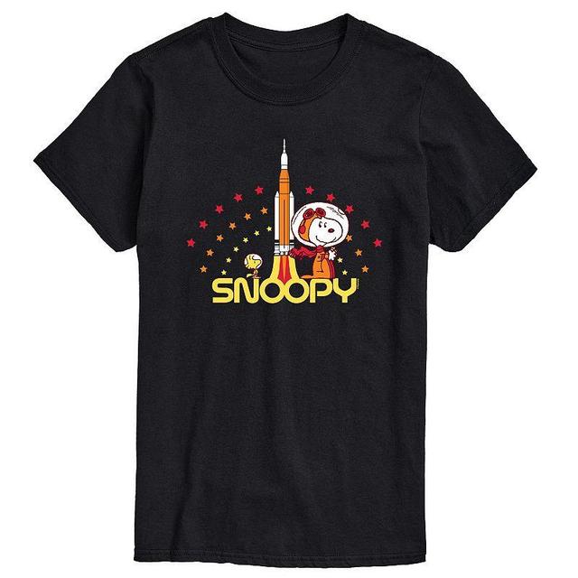 Mens Peanuts Snoopy Rocket Tee Product Image