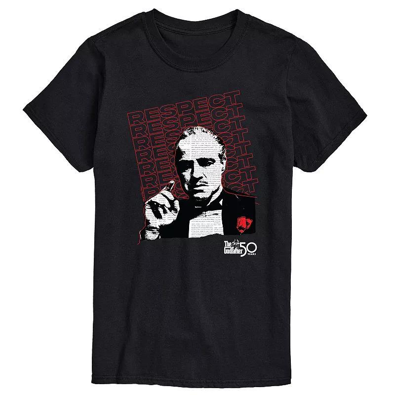 Big & Tall The Godfather Respect Tee, Mens Product Image