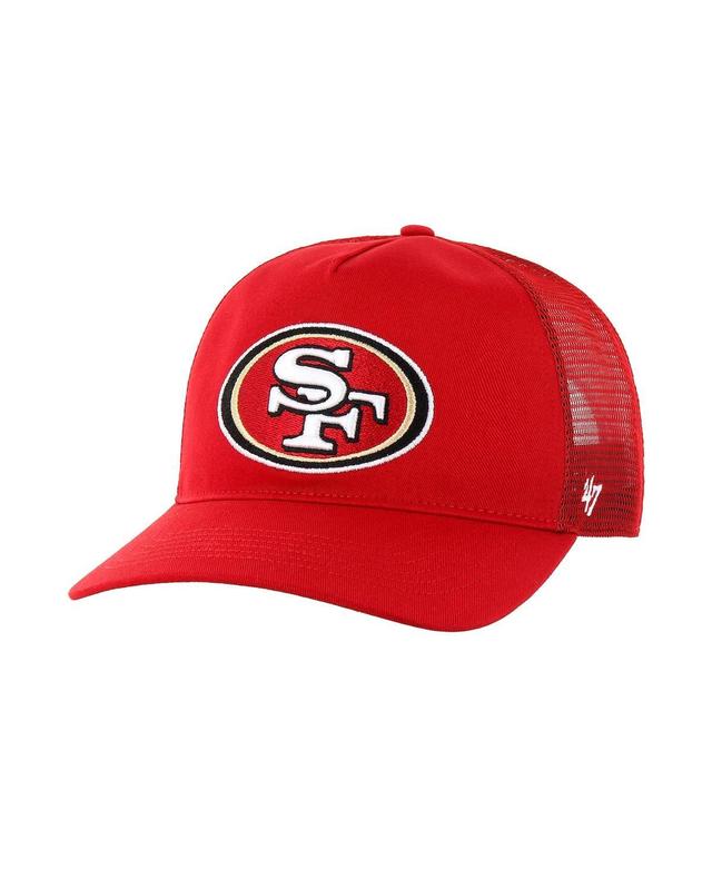 Mens 47 Scarlet San Francisco 49ers Mesh Hitch Trucker Adjustable Hat Product Image