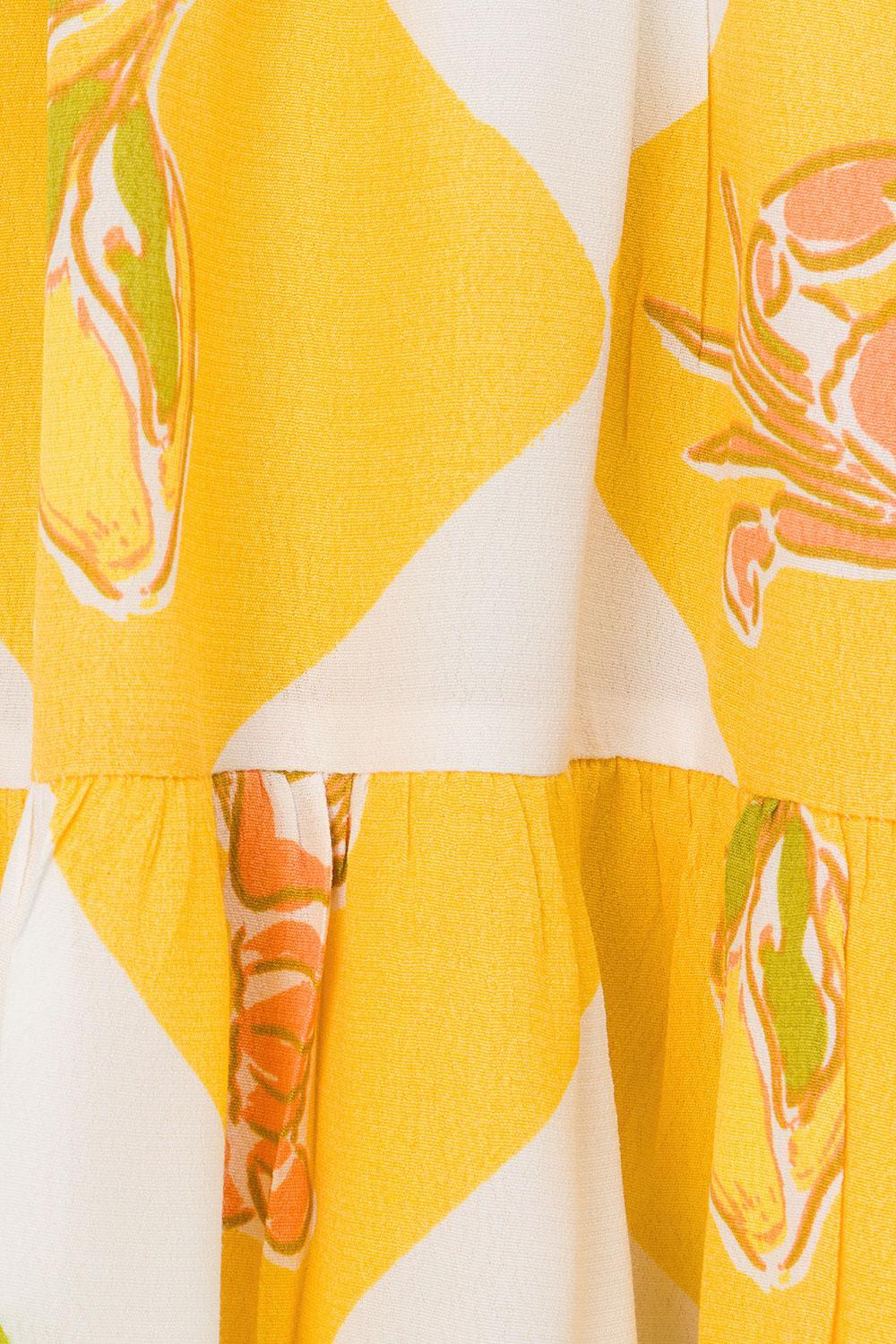 Astyn Dress - Oceano Yellow Product Image