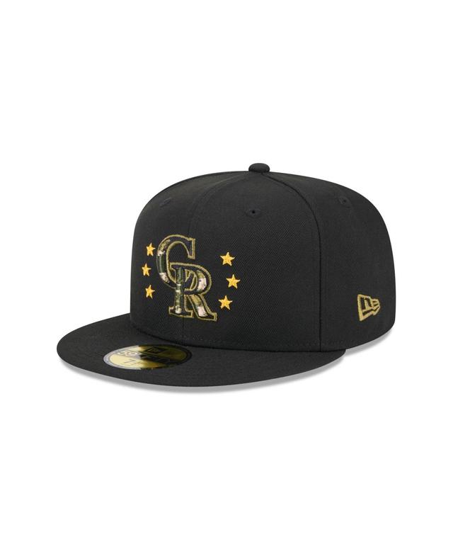 Mens New Era Colorado Rockies 2024 Armed Forces Day On-Field 59FIFTY Fitted Hat Product Image