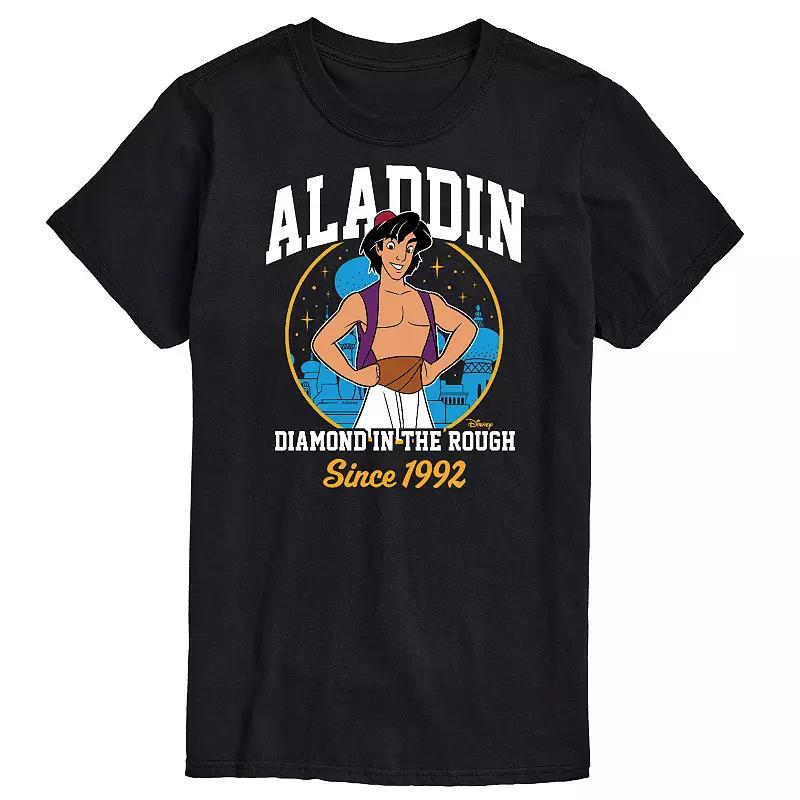 Disney Princess Big & Tall Aladdin Collegiate Graphic Tee, Mens Product Image