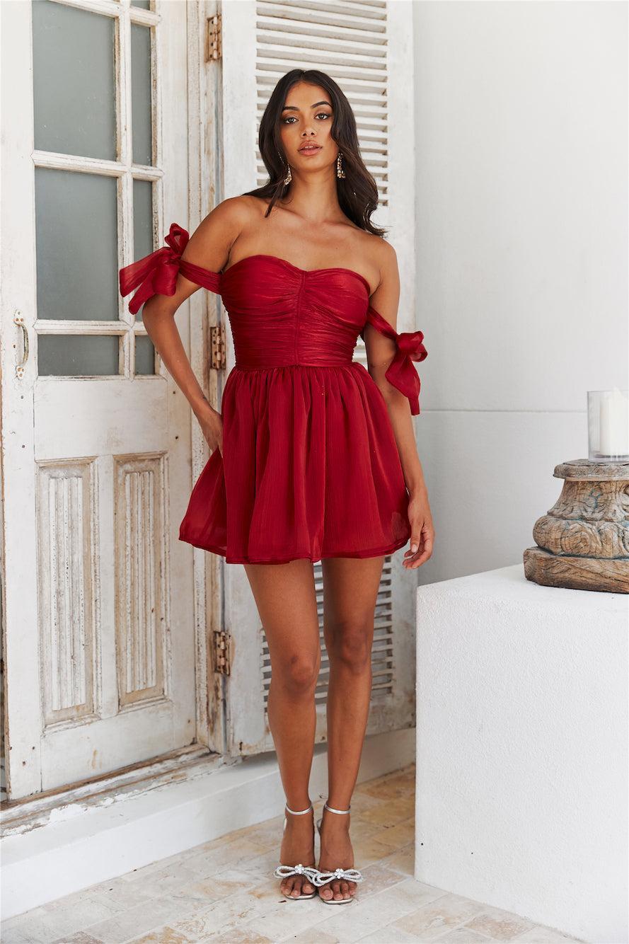 Lover To You Mini Dress Red Product Image