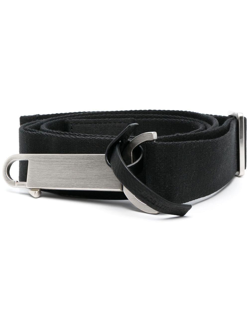 Ring Clip-fastening Belt In Black Product Image