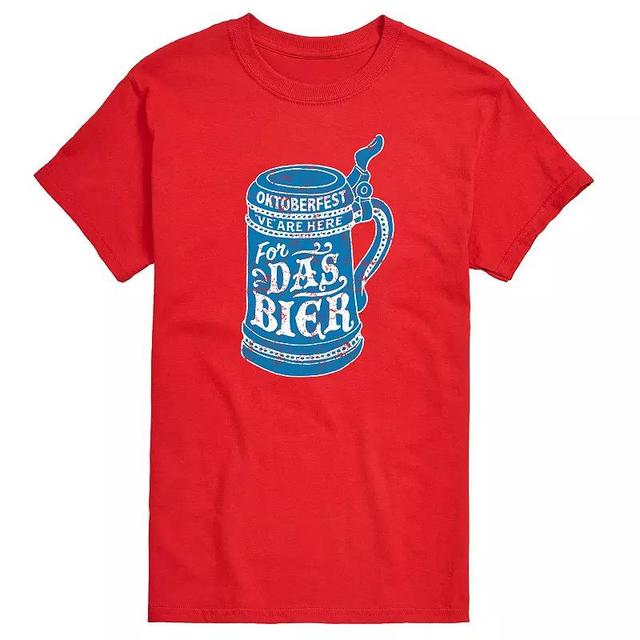 Big & Tall Here For Das Bier Graphic Tee, Mens Product Image