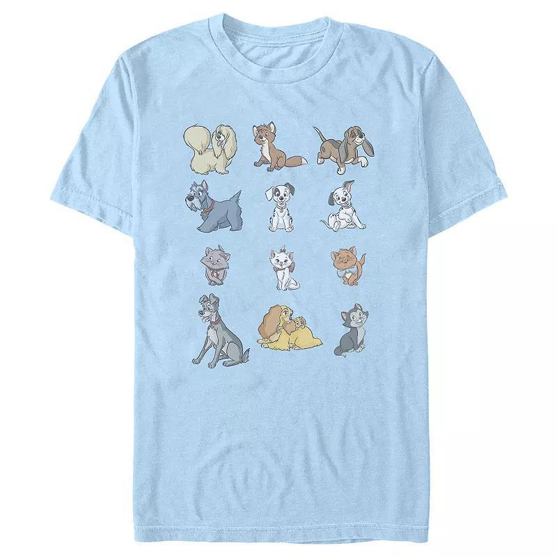 Disneys Multi-Franchise Cats And Dogs Mens Graphic Tee Product Image