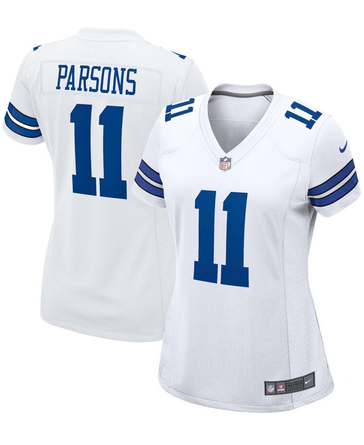 Womens Micah Parsons White Dallas Cowboys Game Jersey - White Product Image