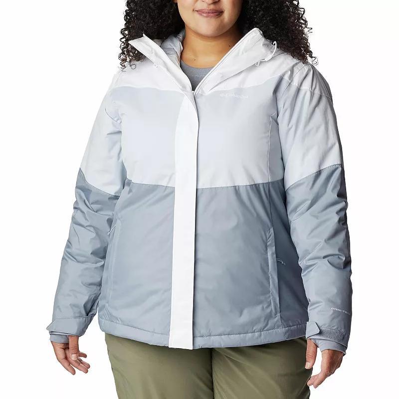 Plus Size Columbia Tipton Peak II Insulated Colorblock Jacket, Womens Product Image