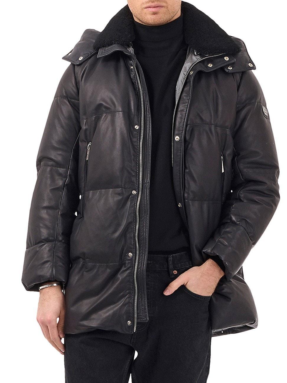 Mens Parka with Toscana Lamb Product Image